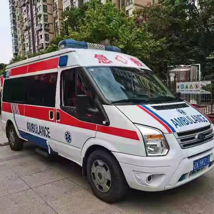 博望长途救护车护送病人返乡